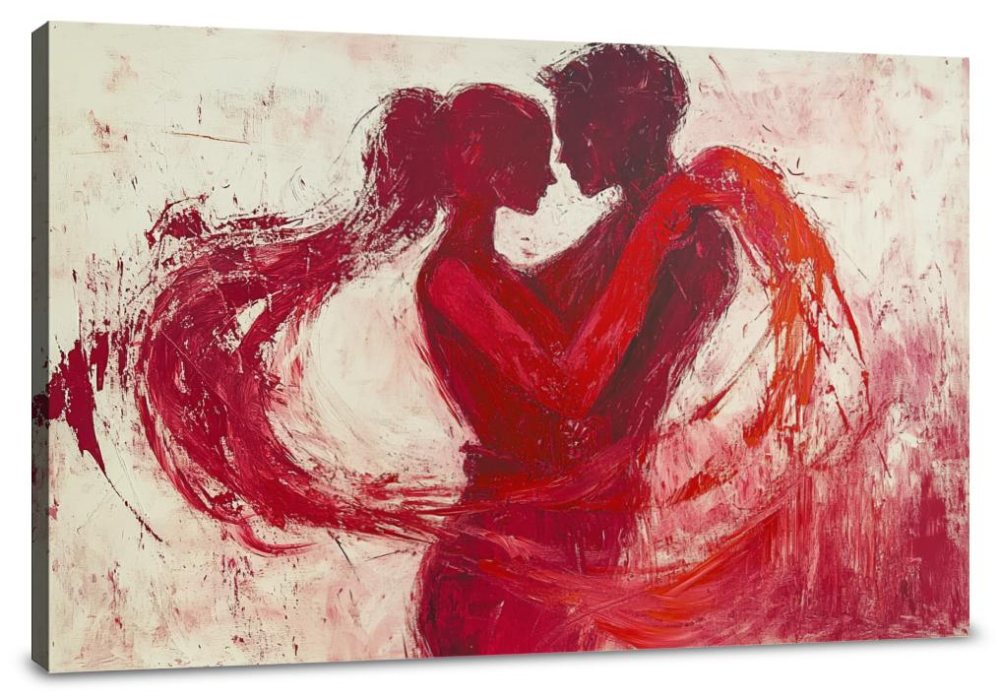 Interwoven Hearts Canvas