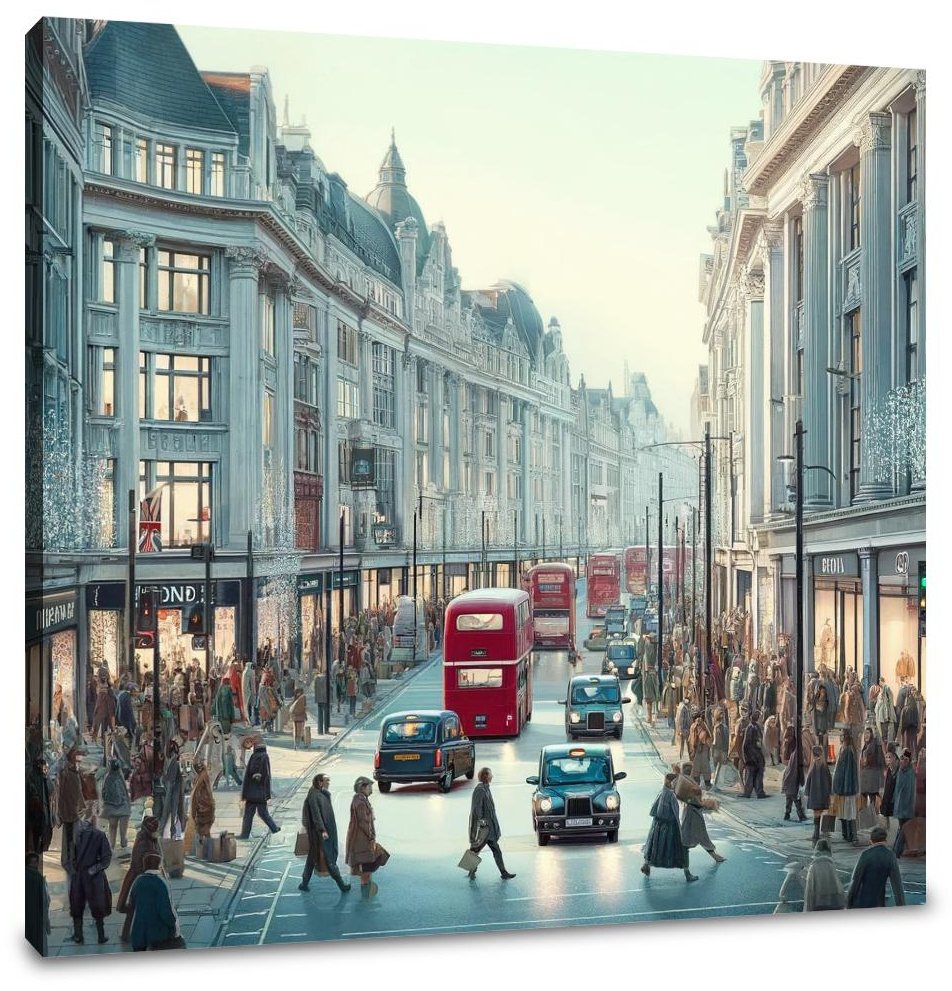 Oxford Street London Canvas