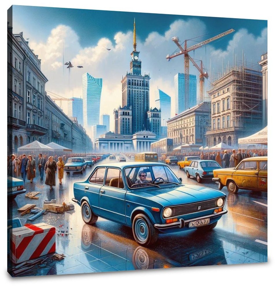 Warsaw Reimagined Canvas