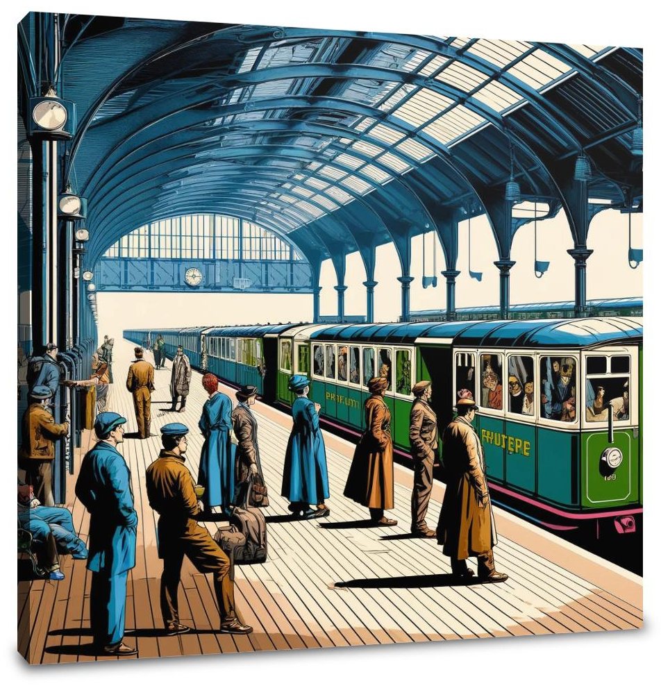 Timebound Tracks Canvas