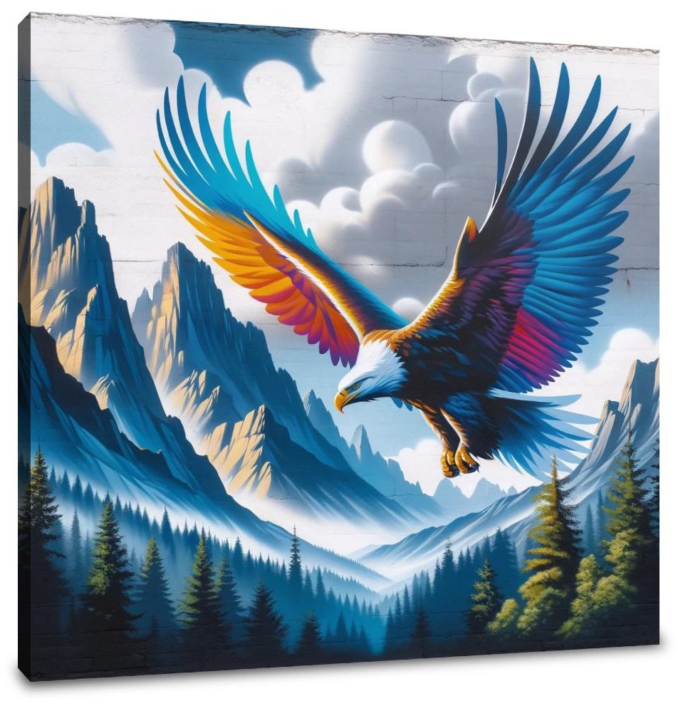 Majestic Soaring Eagle Canvas