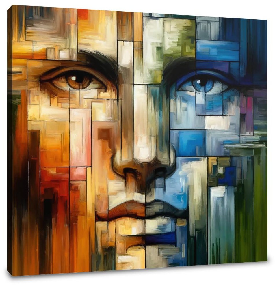 Emotional Mosaic Canvas