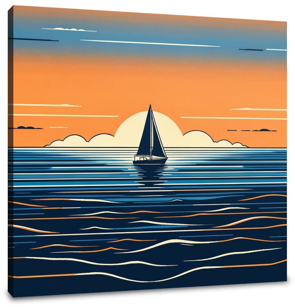 Contrasting Solitude Canvas