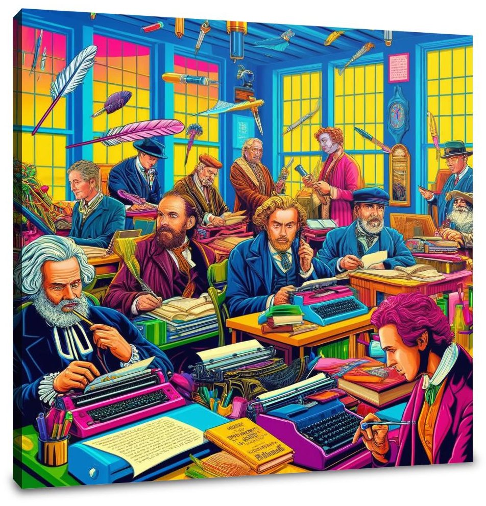 Literary Pop Canvas