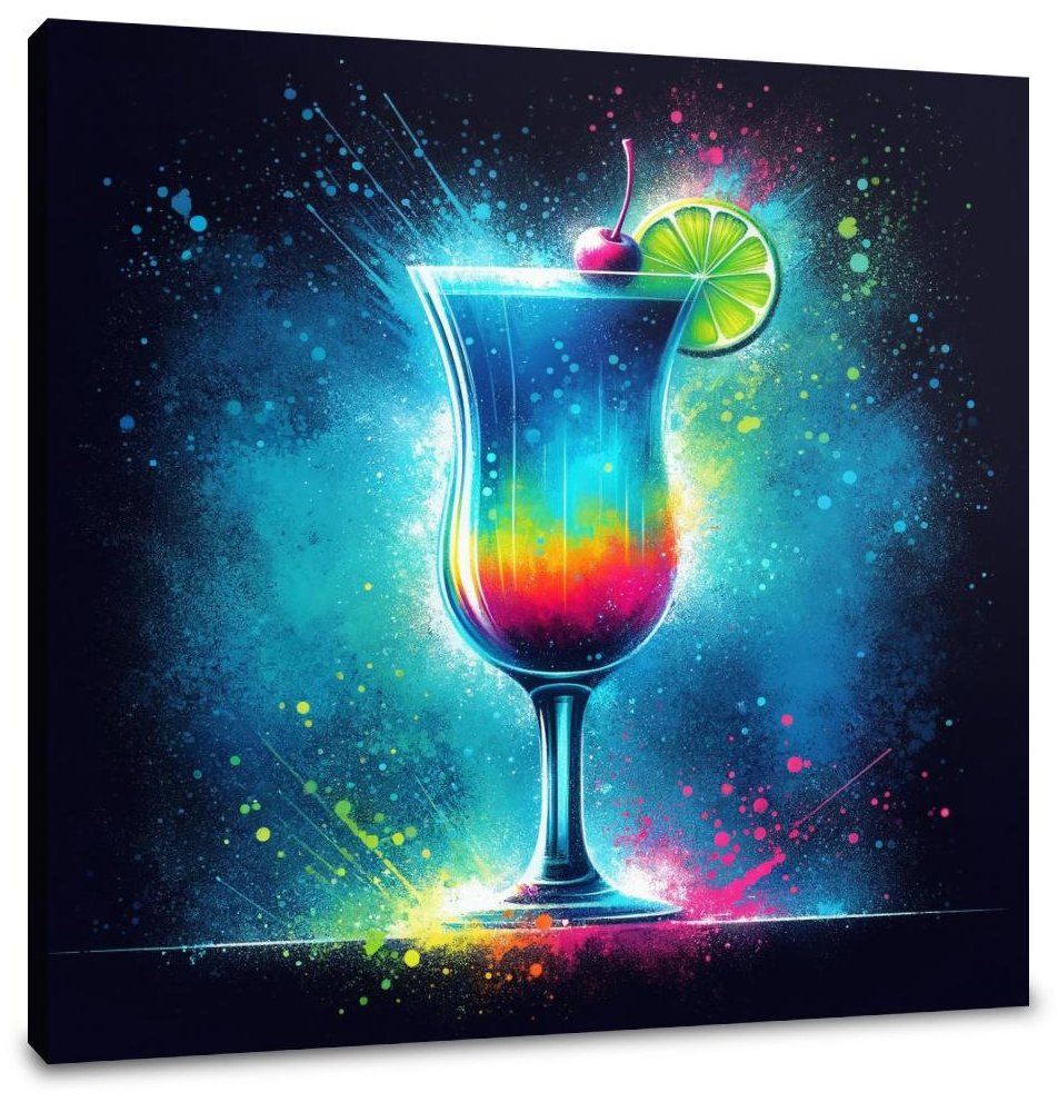 Midnight Cocktail Canvas
