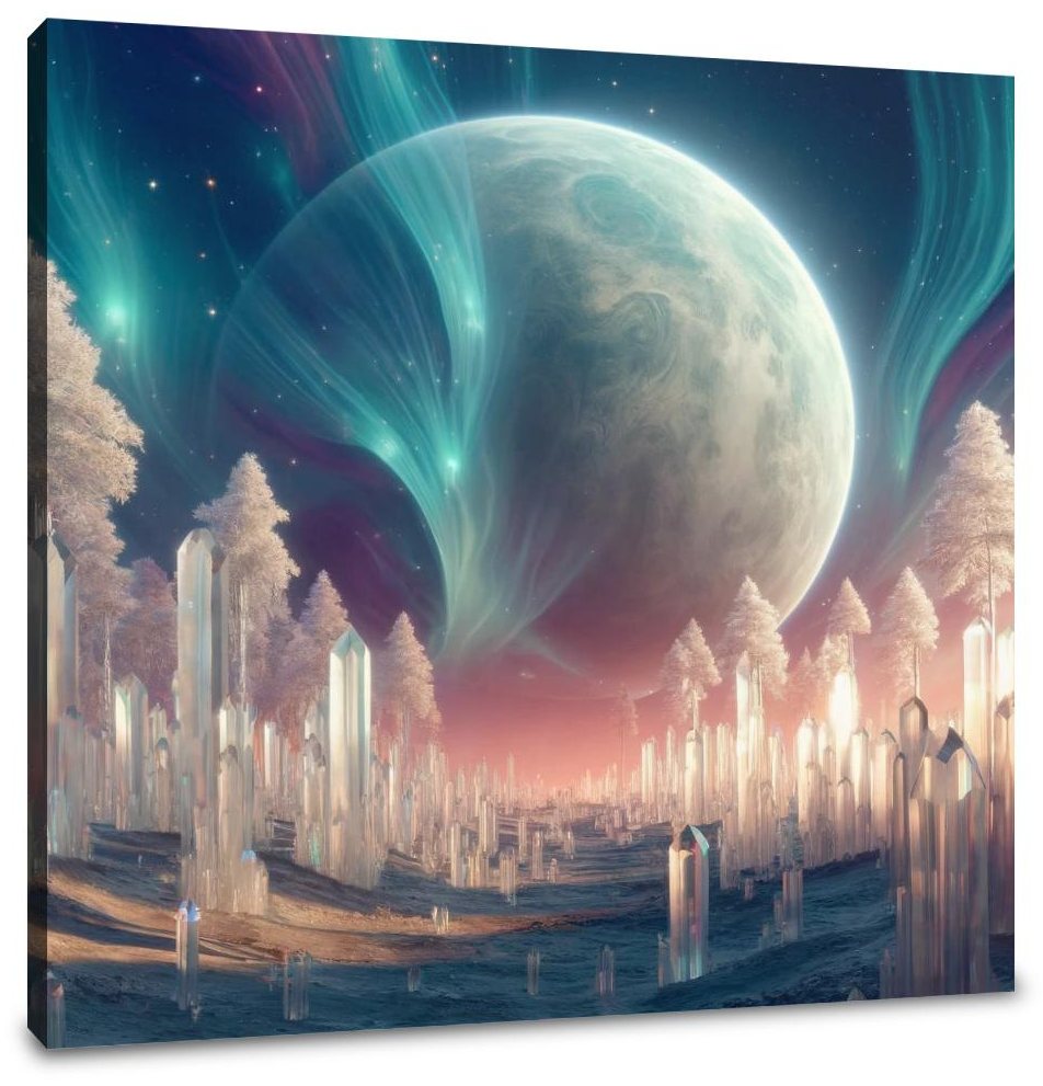 Crystalline Enchantment Canvas