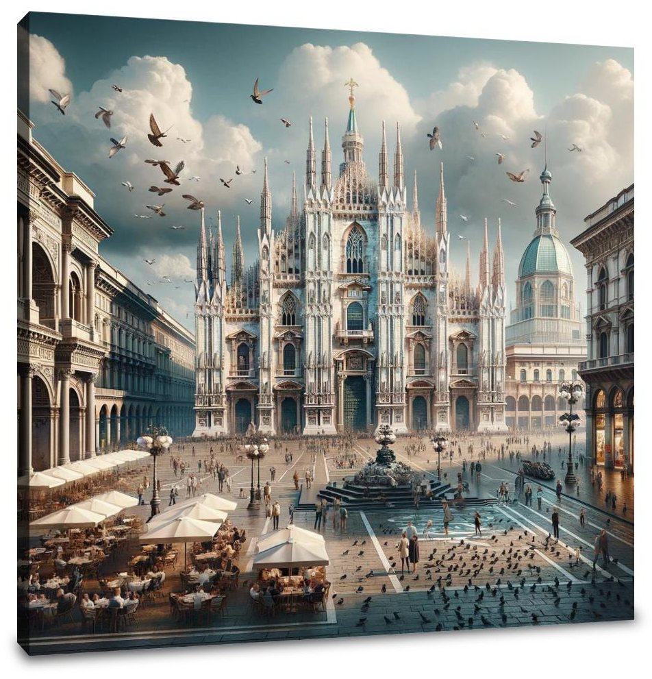 Piazza del Duomo Canvas
