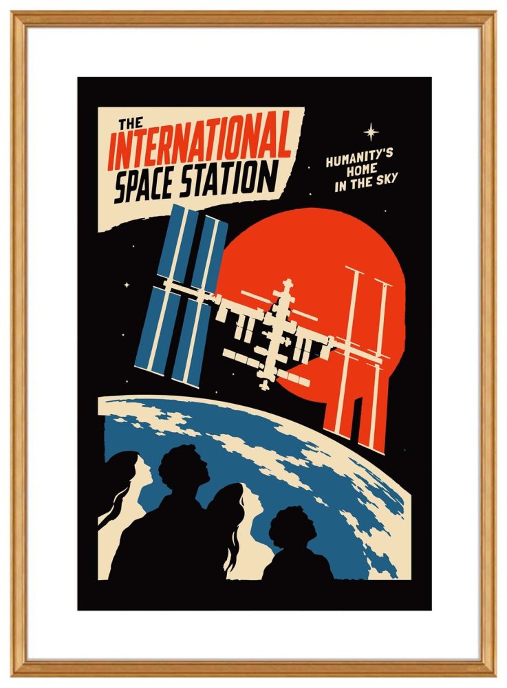 International Space Station Poster