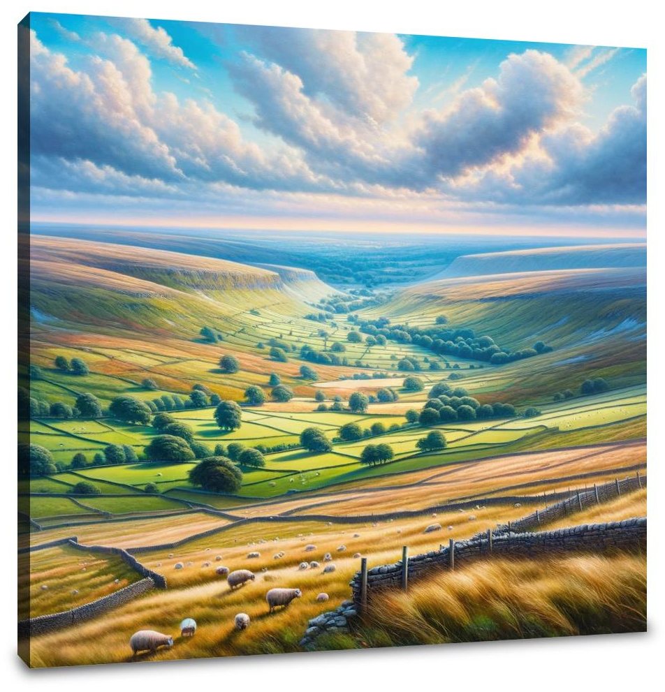 Yorkshire Dales Vista Canvas