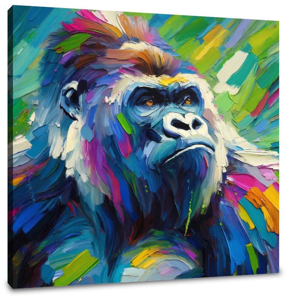Vivid Gorilla Canvas