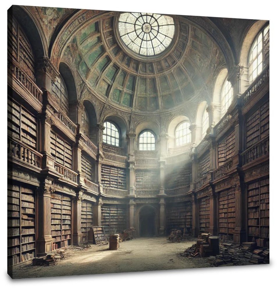 Forgotten Library Canvas