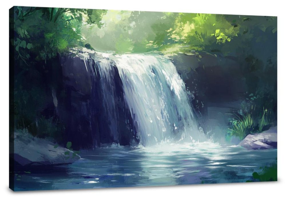 Waterfall Whispers Canvas