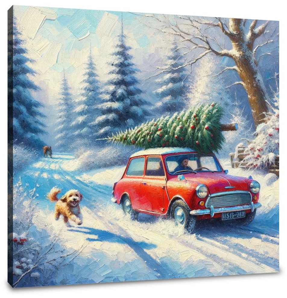 Christmas Journey Home Canvas