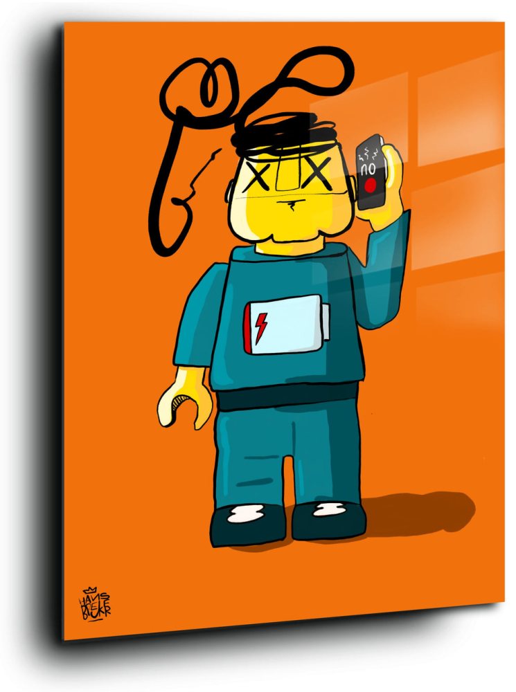 Need a Recharge (edition 5) 60 x 80 cm Plexiglas