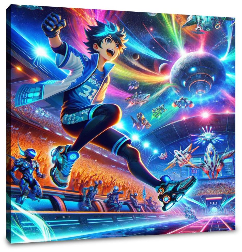 Interstellar Sports Showdown Canvas