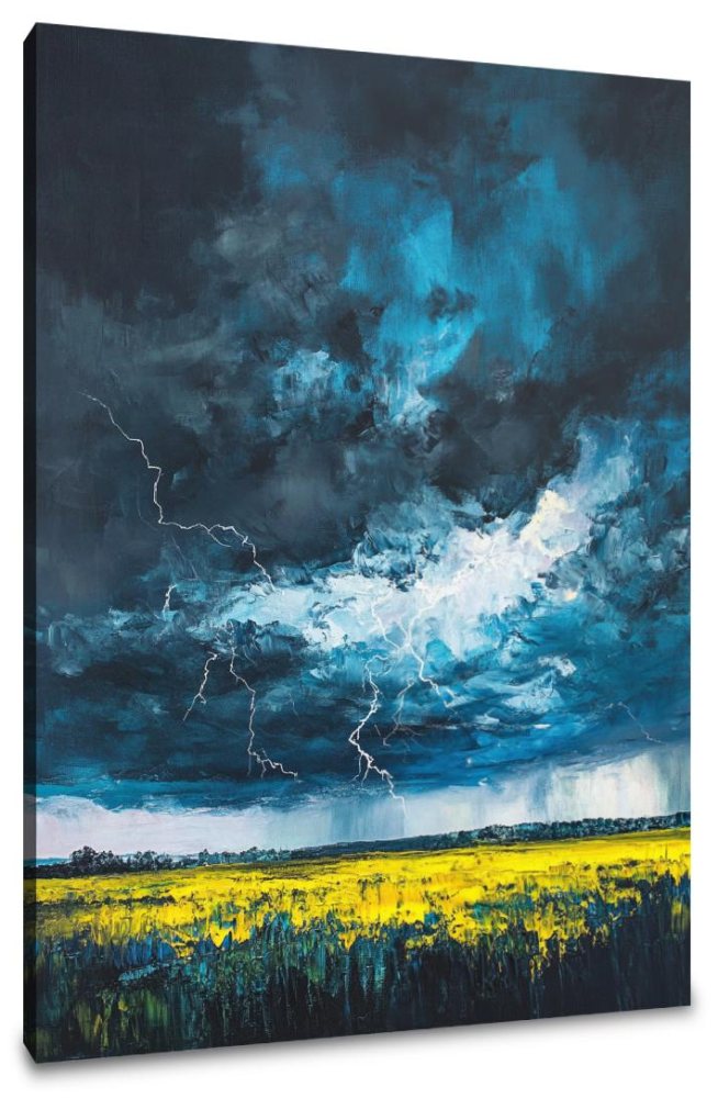 First Thunderstorm Canvas