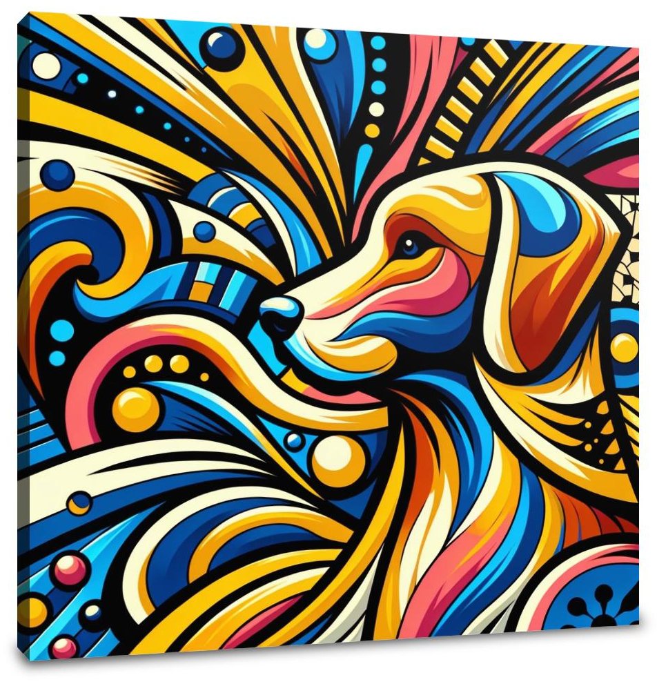 Canine Colors Pop Artistry Canvas