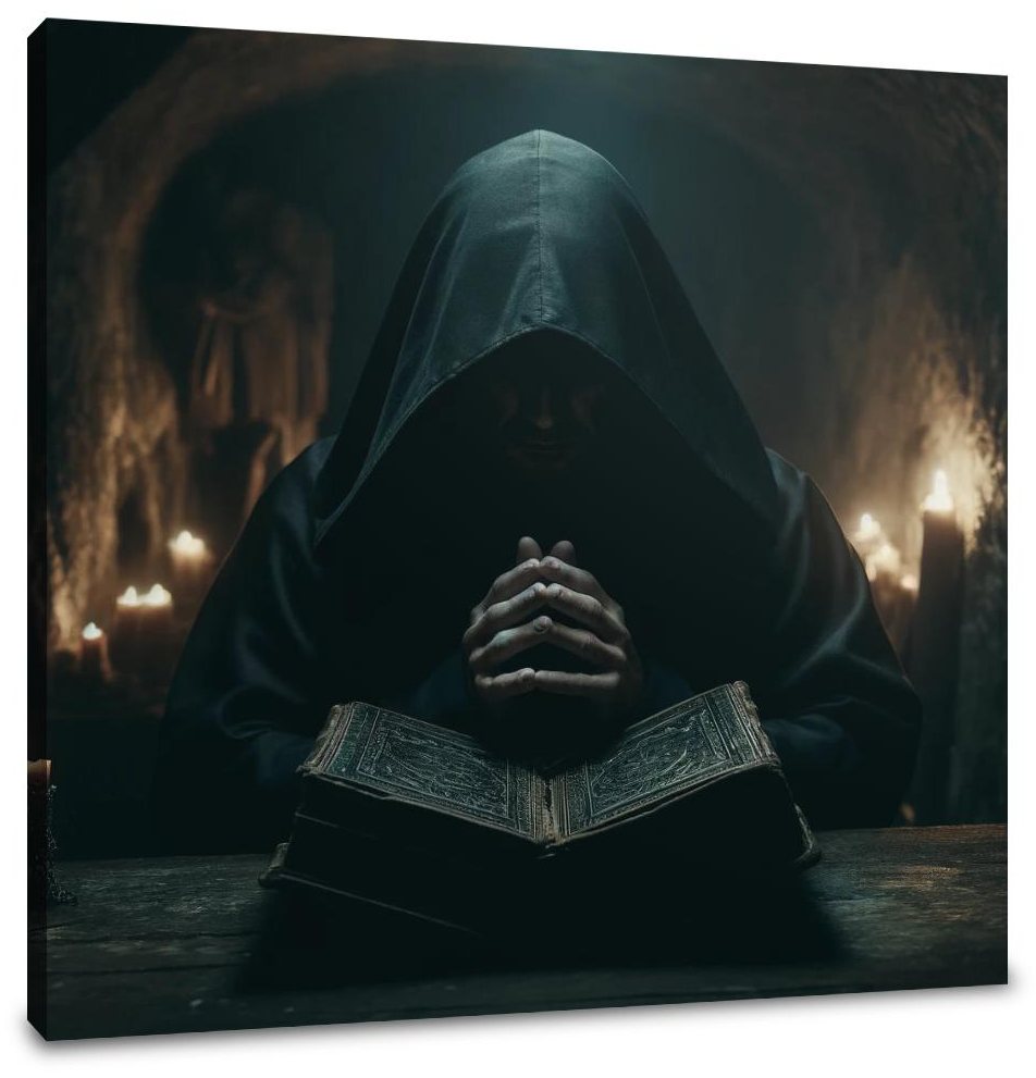 Monastery of Shadows Canvas