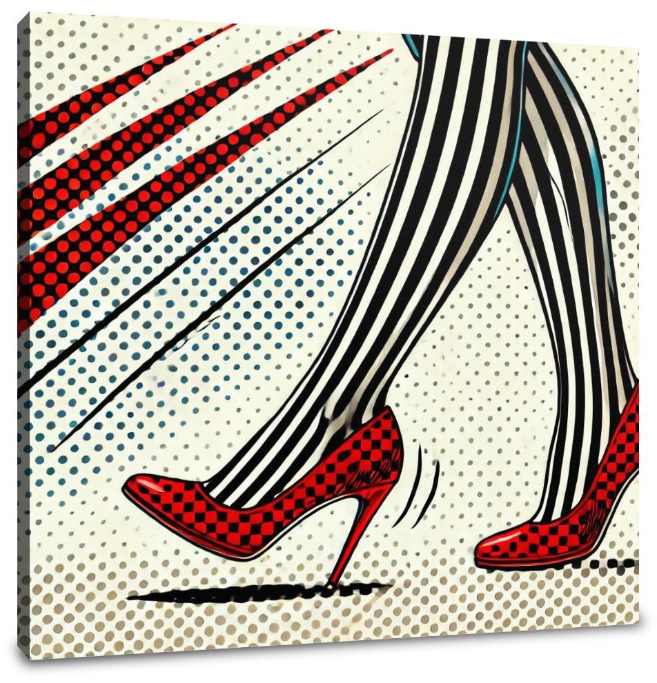 Striped Tights Canvas