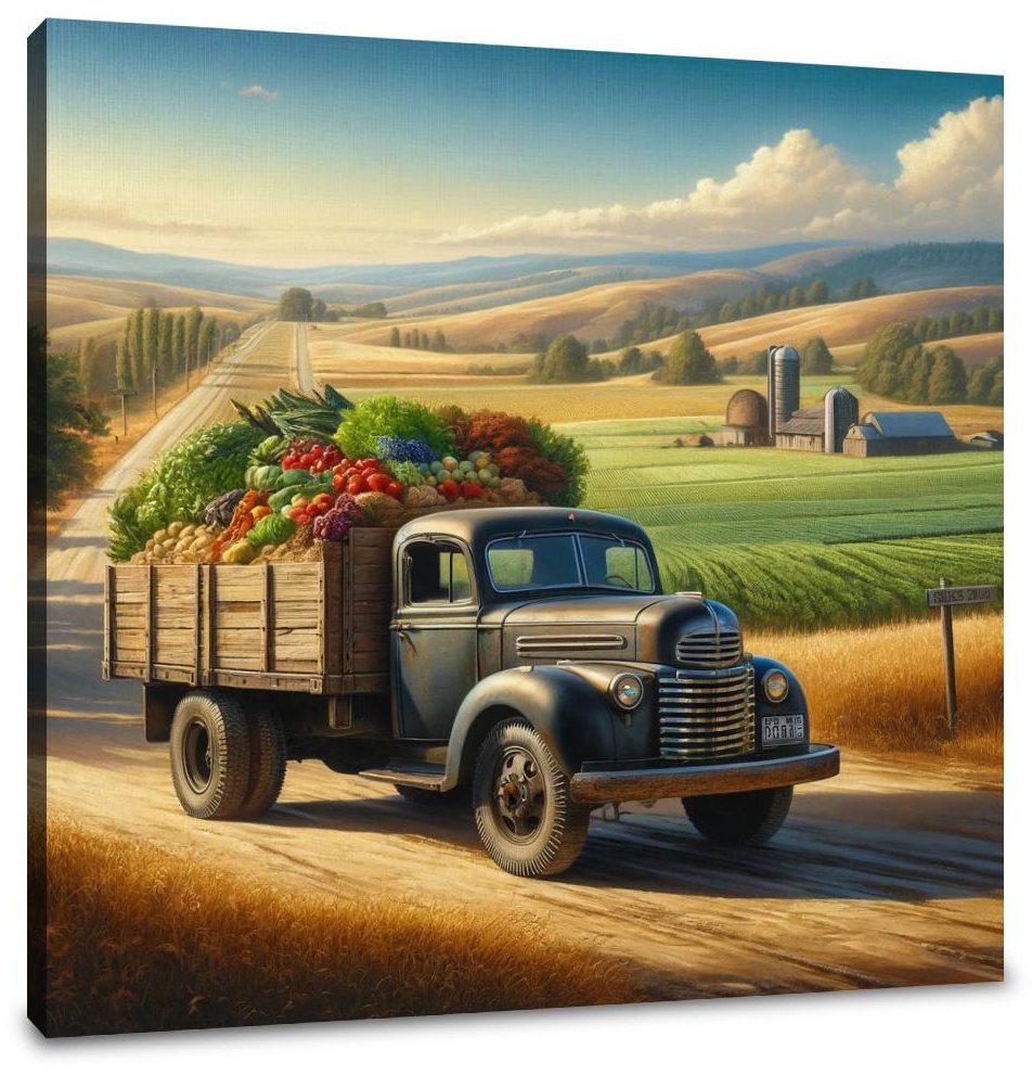 Harvest Road Journey Canvas