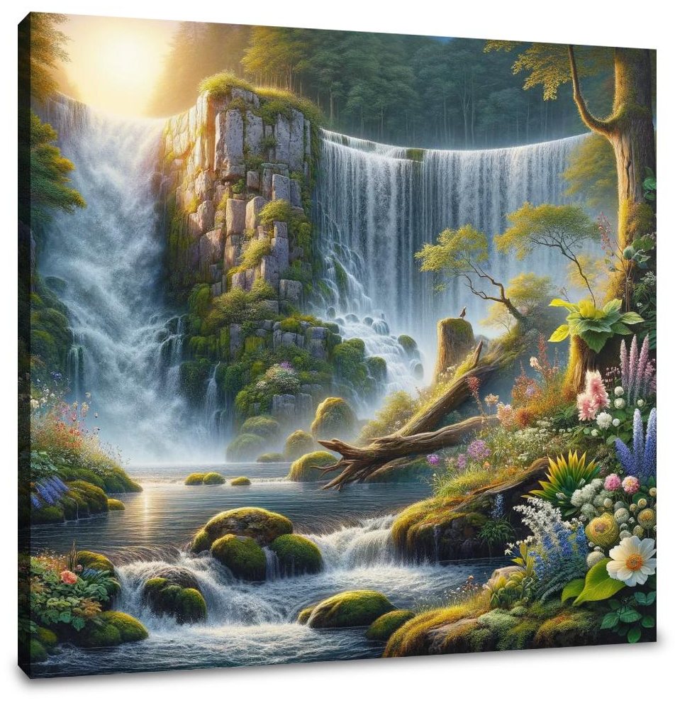 Waterfall Haven Canvas