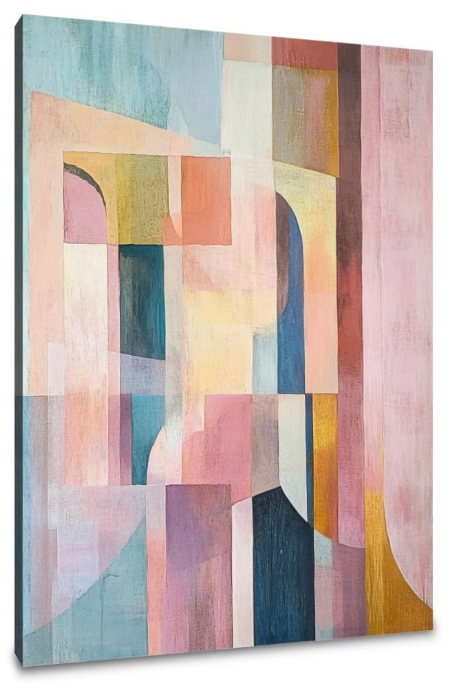 Subtle Geometry Harmony Canvas