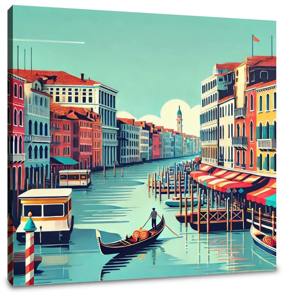 Venetian Vivid Canvas