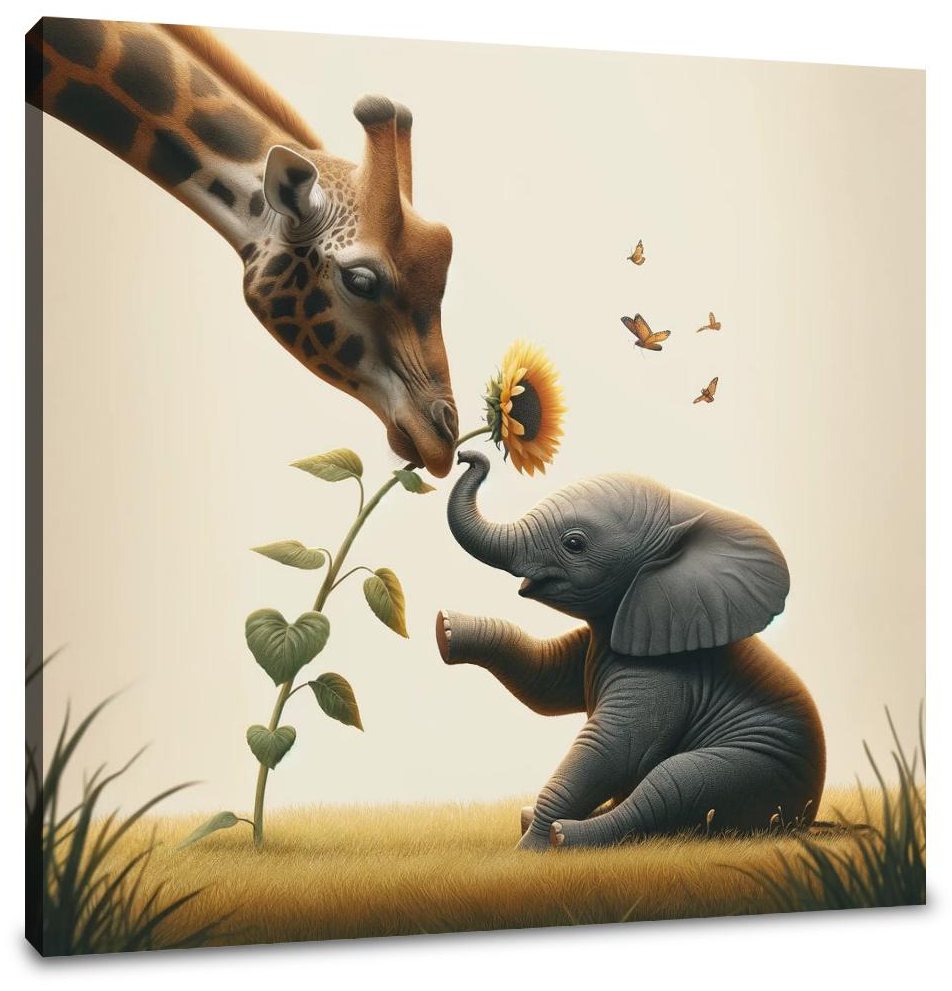 Sunflower Safari Bond Canvas