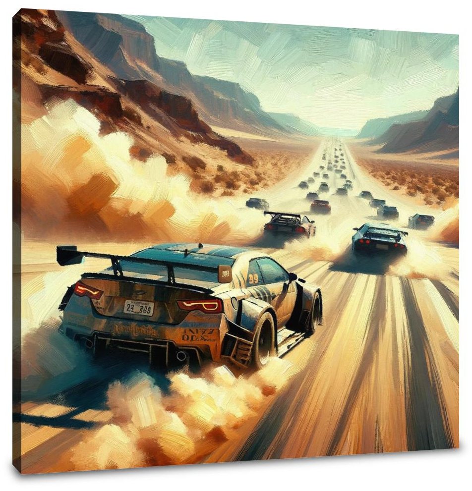 Desert Racer Canvas