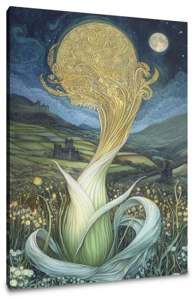 Mystical Leek Canvas