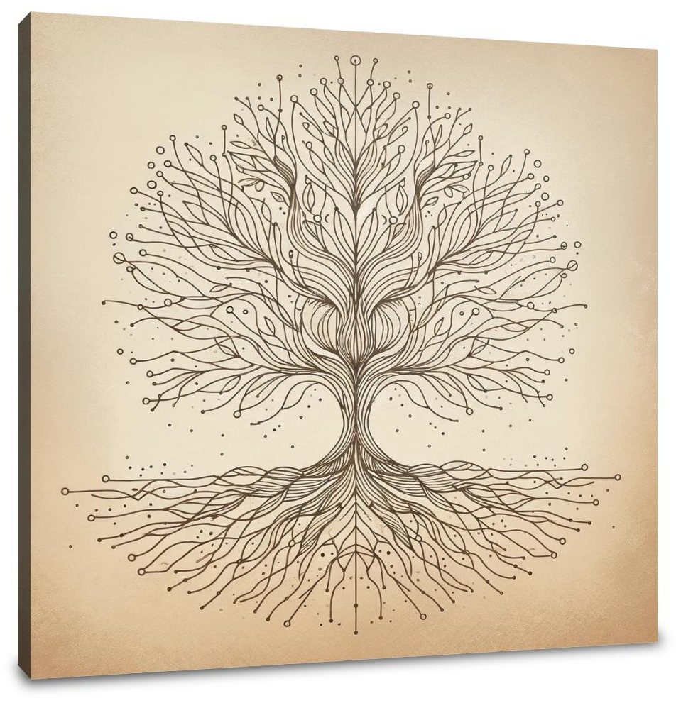 Interwoven Life Canvas