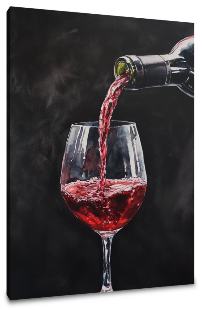 Vintage Pour Canvas