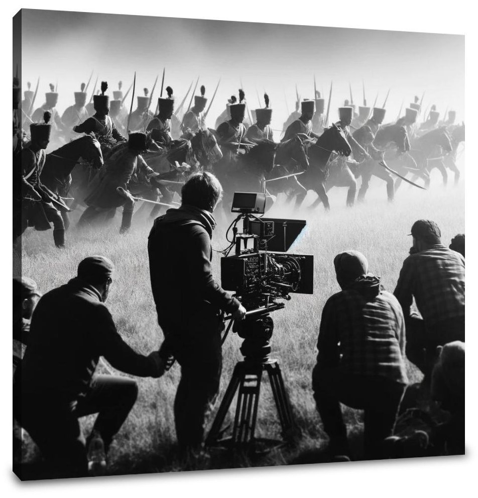 Battlefield Reenactment Canvas