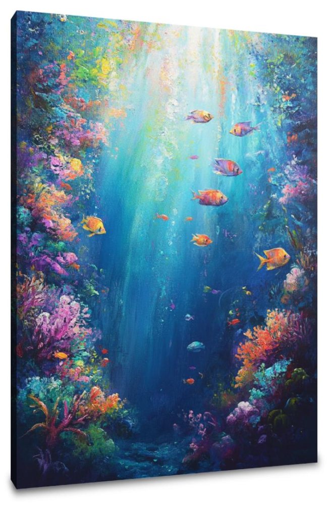 Twilight Reef Mystery Canvas