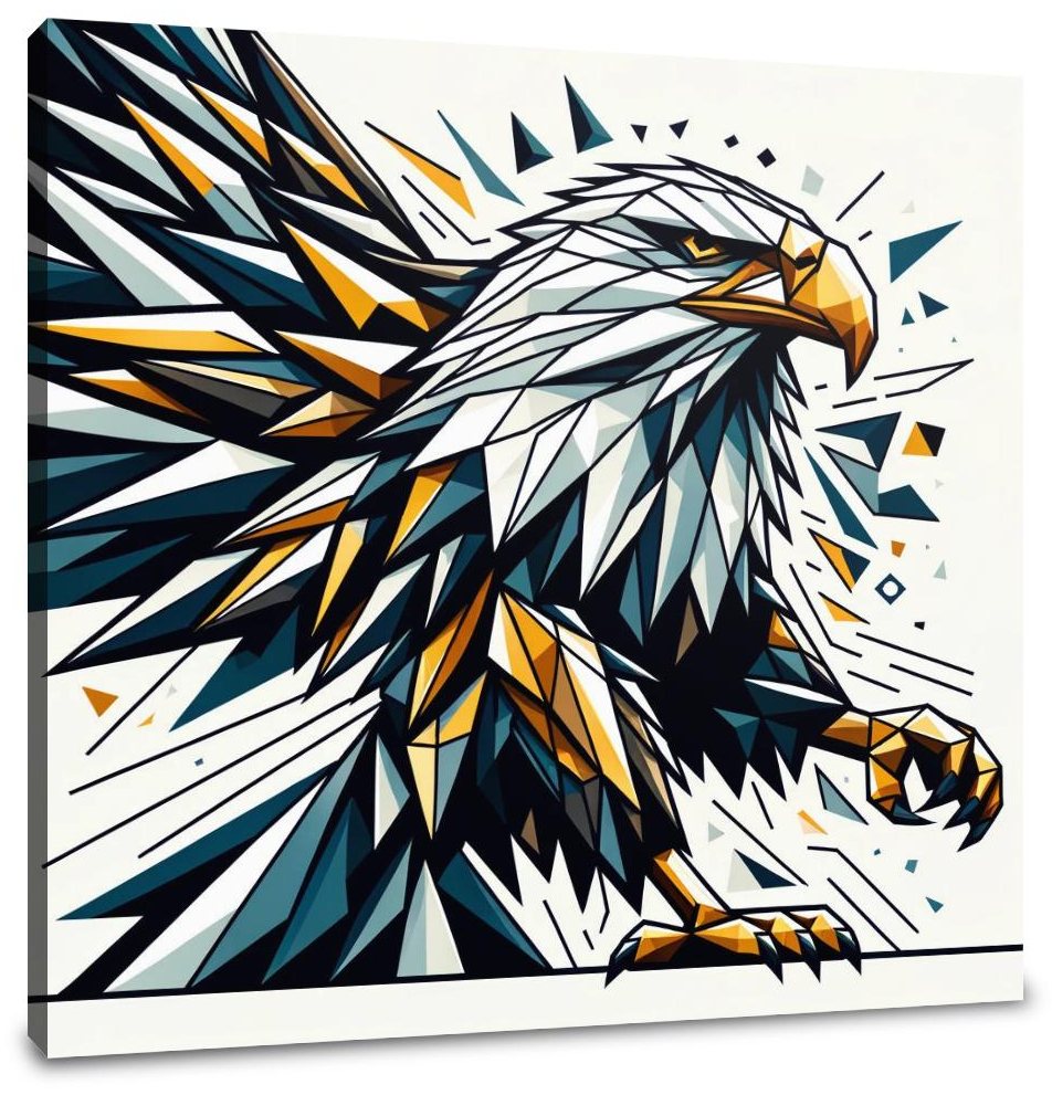 Regal Geometric Eagle Flight Canvas