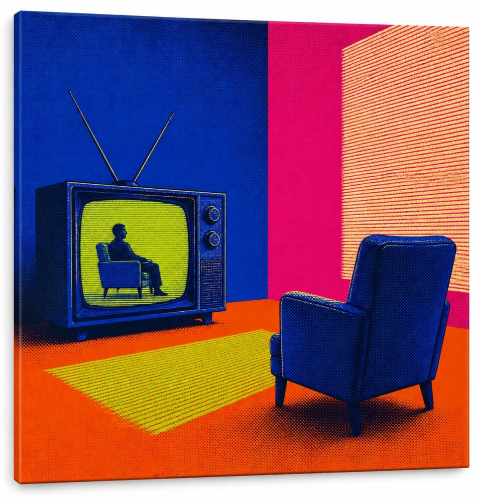 Watching The Watcher Canvas