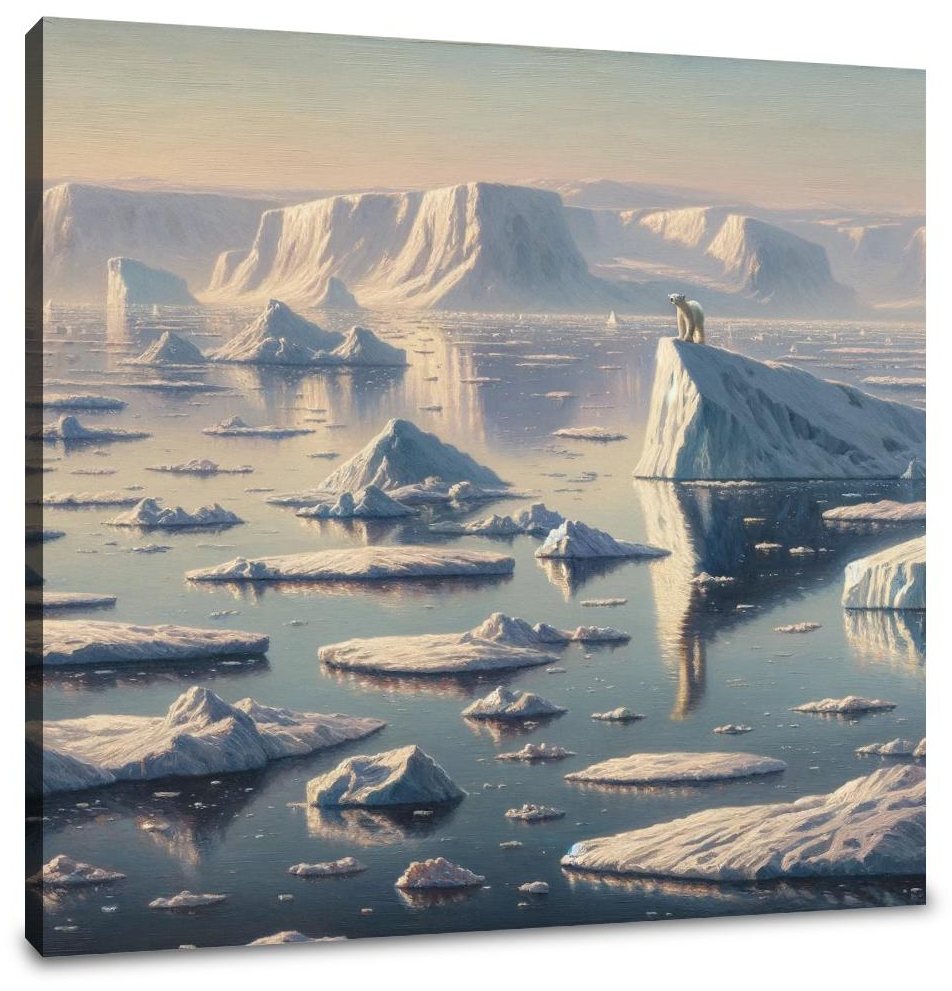 Arctic Elegance Canvas