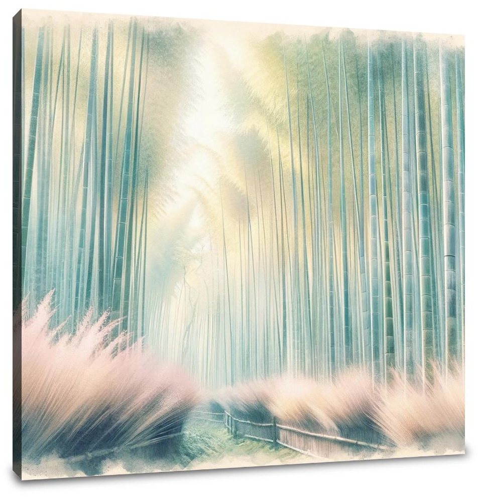 Arashiyama Bamboo Serenity Canvas