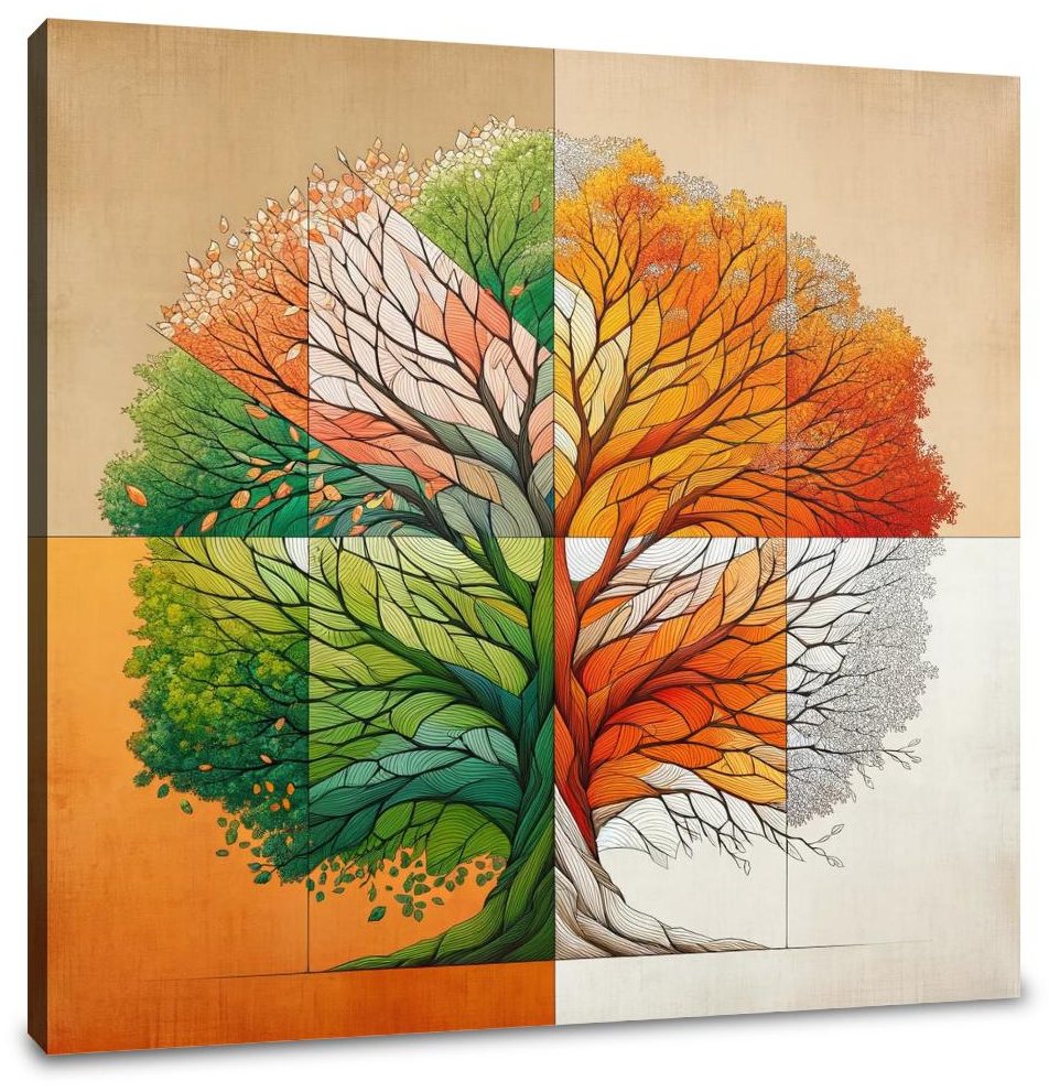 Seasonal Cycles Canvas