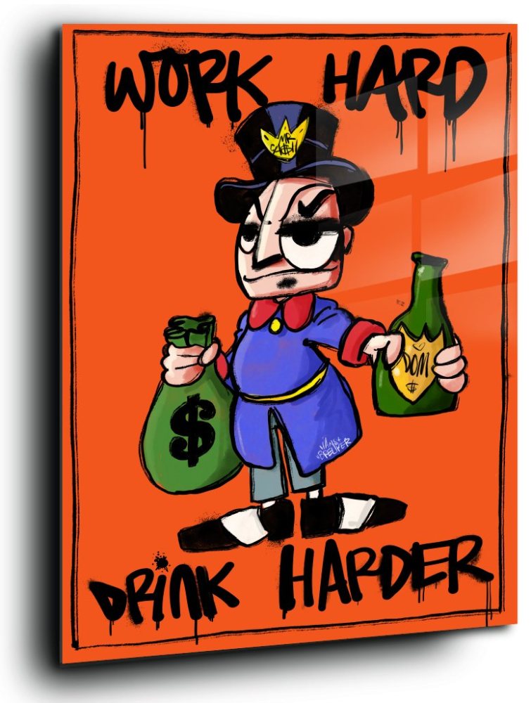 Work hard. Drink harder. Mr Cash.