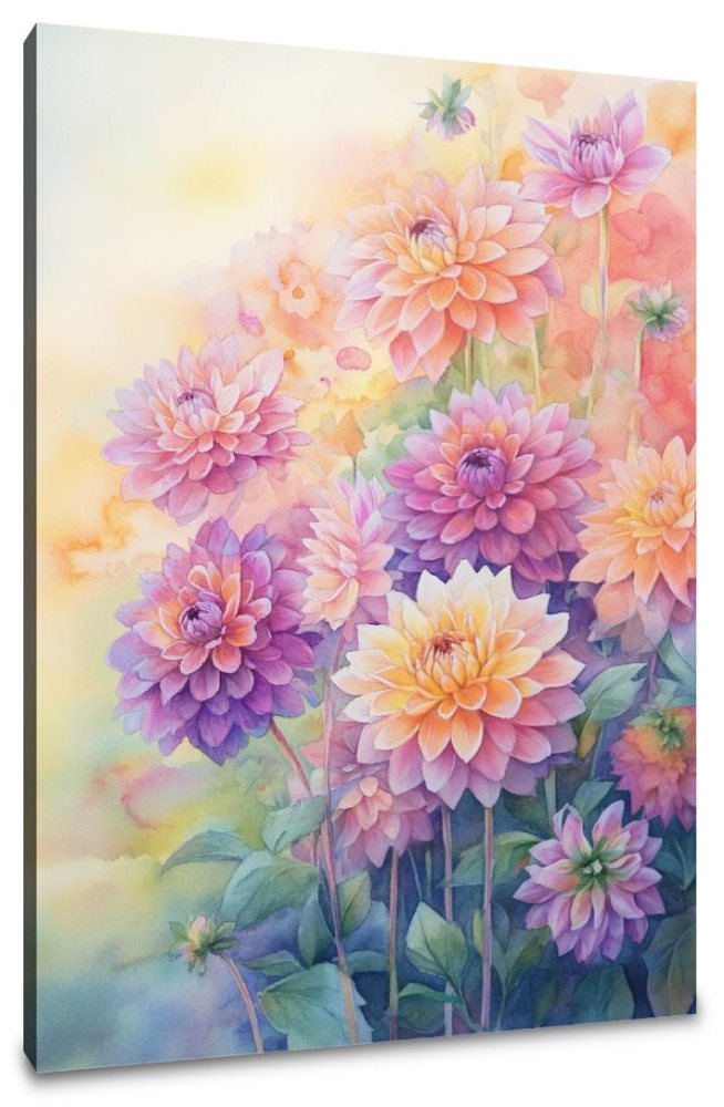 Dahlia Serenity Canvas