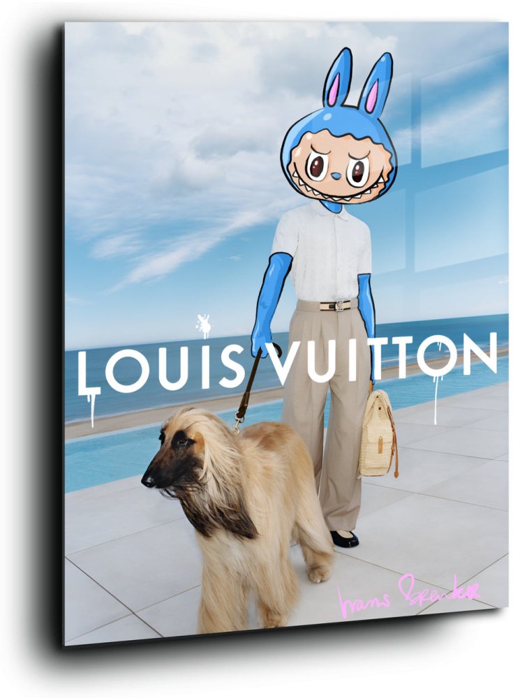 Louis Labububaby, 60 x 80 cm plexiglas. (20 x 30 inch)