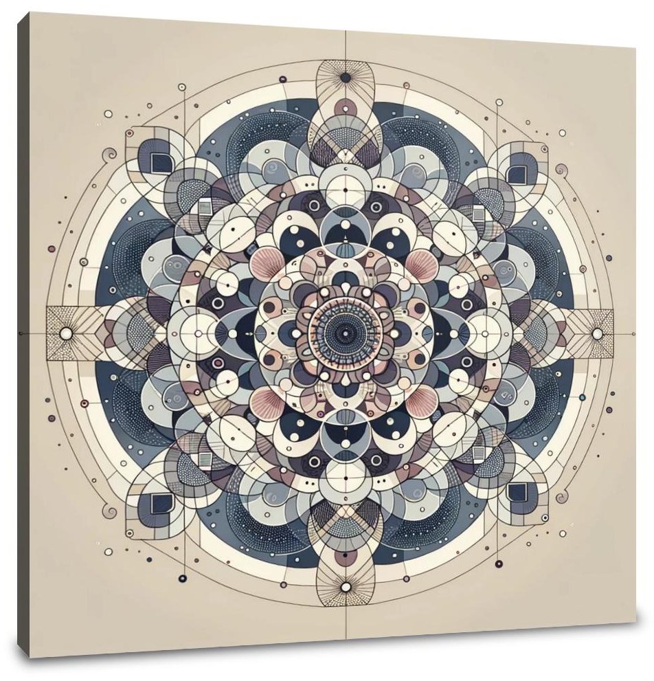 Tranquil Symmetry Canvas