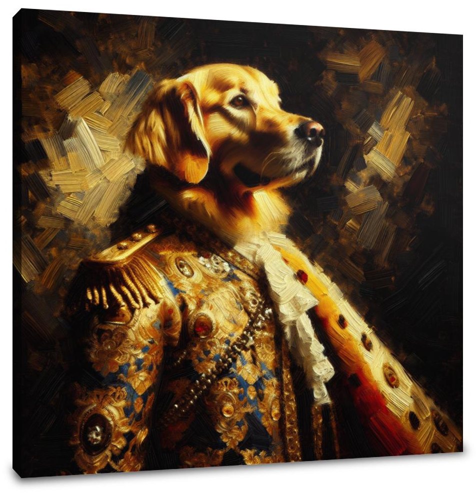 Majestic Monarch Retriever Canvas