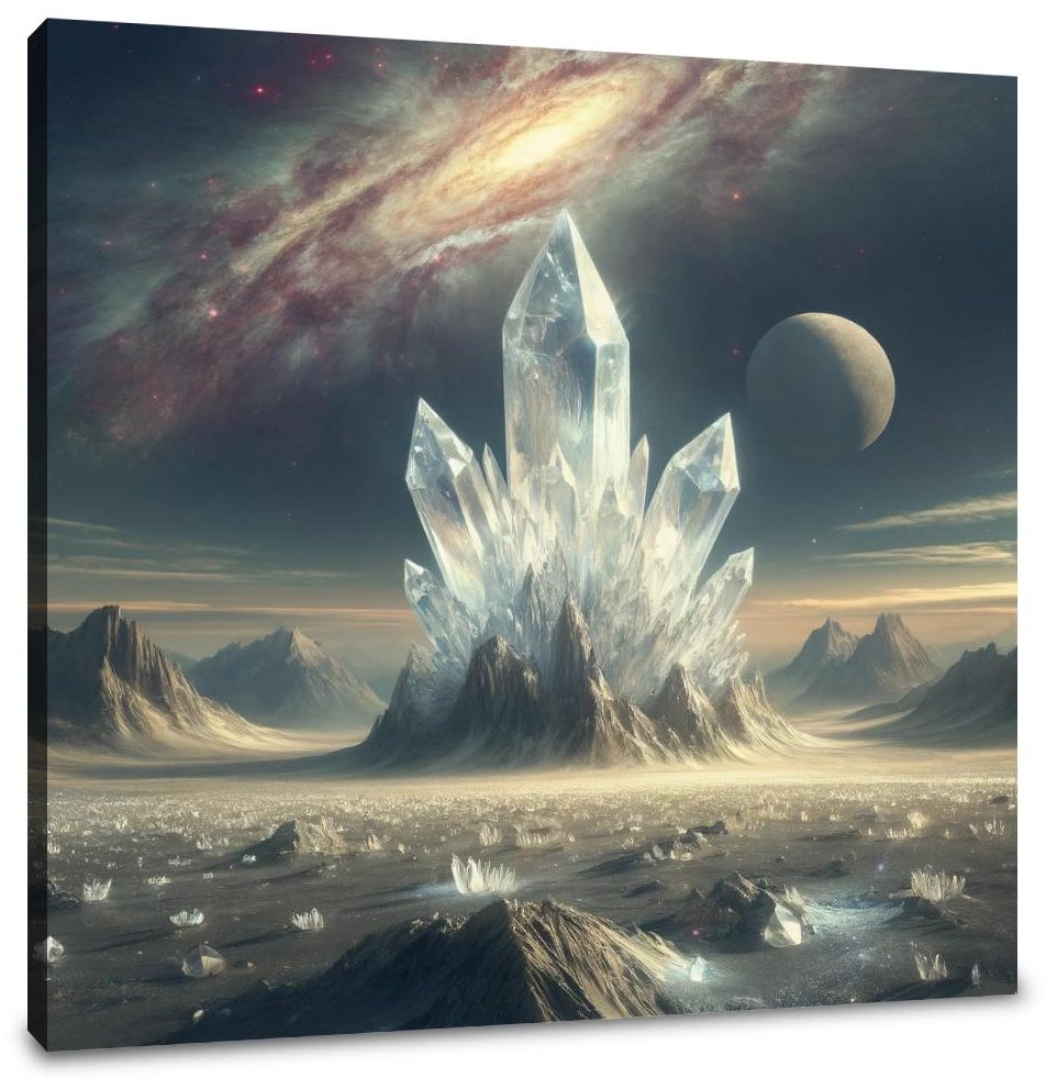Crystalline Heights Canvas
