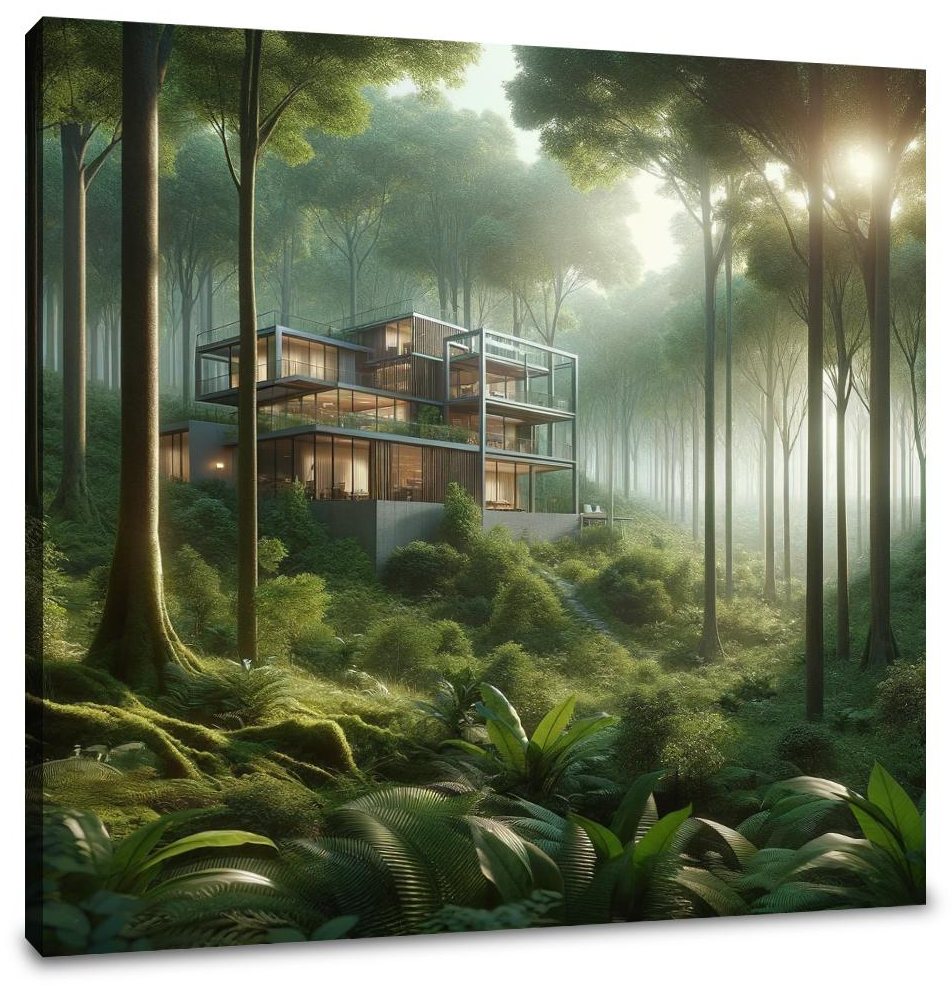 Nature's Contemporary Dance Canvas