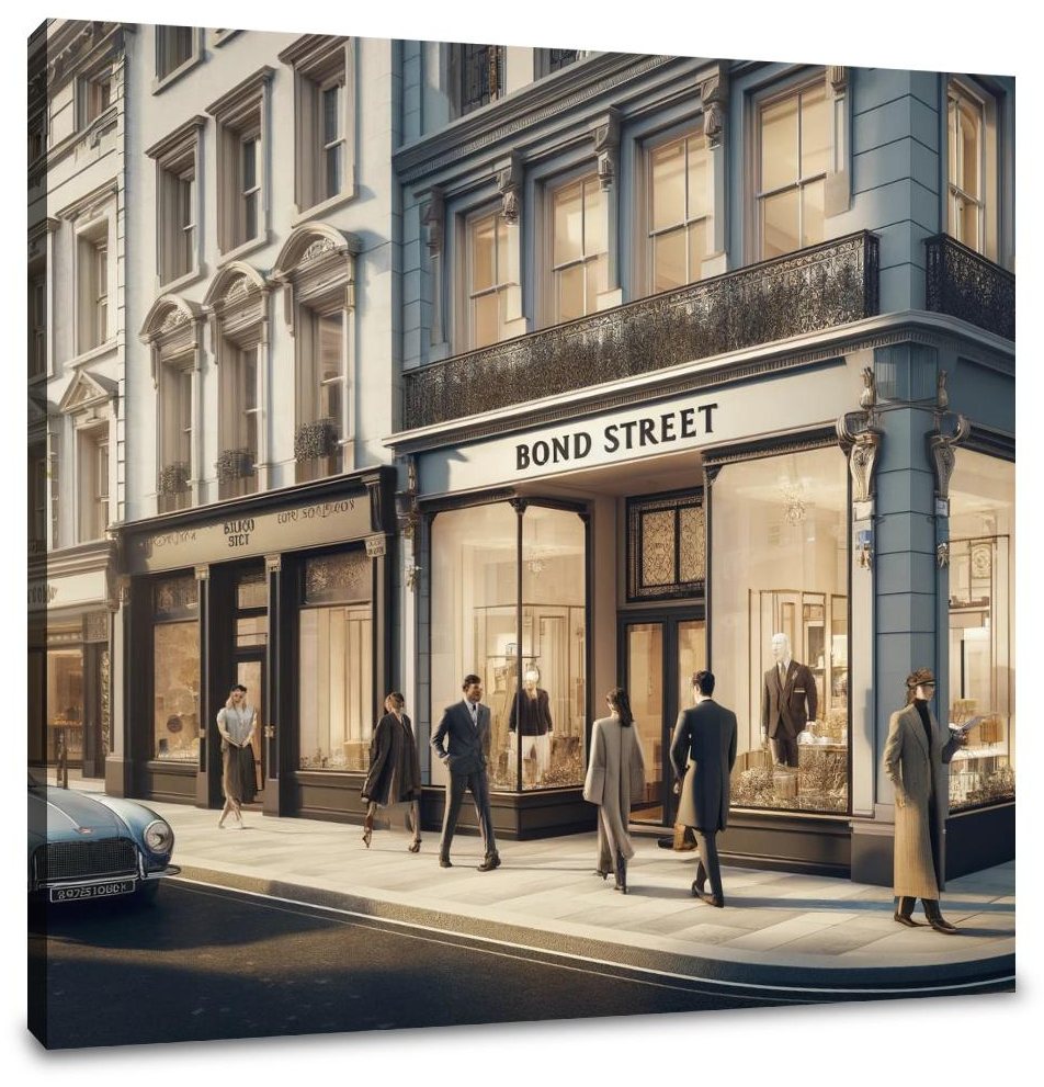 Bond Street Sophistication Canvas