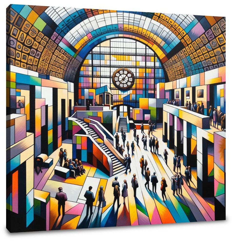 Musée d'Orsay Time Warp Paris Canvas