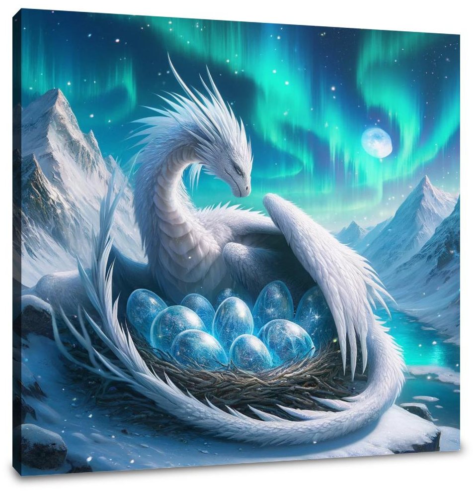 Moonlit Guardian Canvas