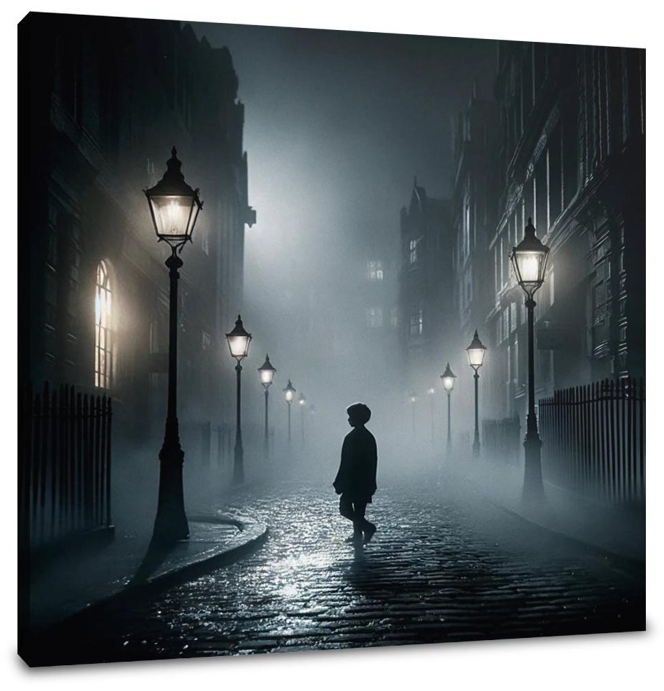 Lost in London Fog Canvas